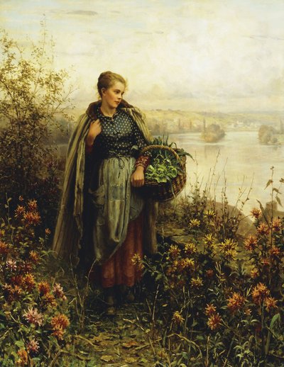Morgonkyla, av Daniel Ridgway Knight