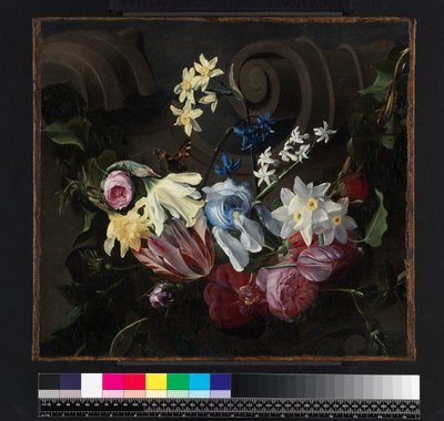 Festong av blommor, före 1661 av Daniel Seghers