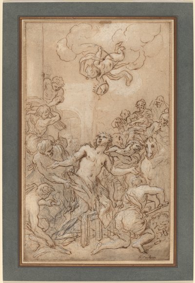 Saint Lawrences martyrskap av Daniel Seiter