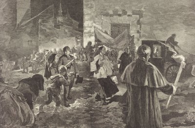 Spanien. Viaticum, 1889. av Daniel Urrabieta Vierge