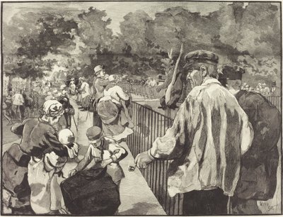 I Jardin des Plantes av Daniel Vierge