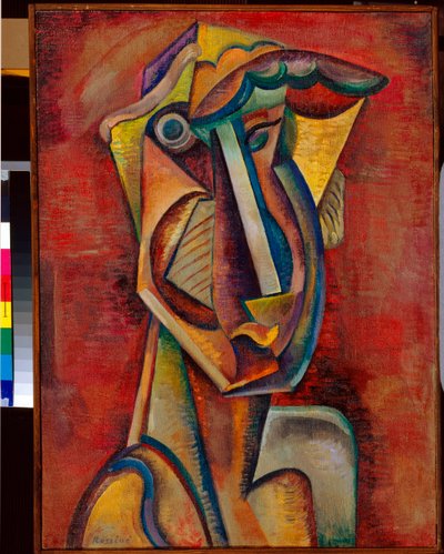 Poeten, cirka 1920 (målning) av Daniel Vladimir Baranoff-Rossine