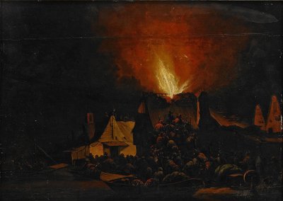 Nattbrand, 1660 av Daniel Vosmaer