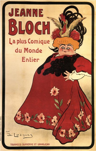 Jeanne Bloch, 1908 av Daniel de Losques