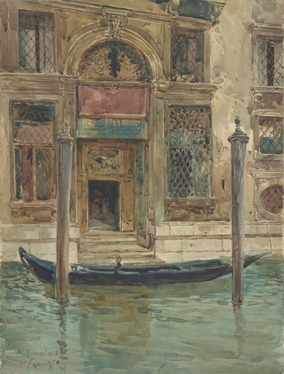 Portalen till ett venetianskt palats, 1839-1911. av Daniele Bucciarelli