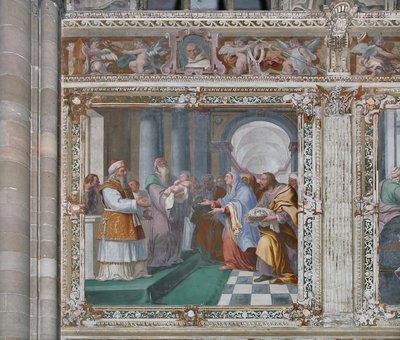 Presentation i templet av Daniele Crespi