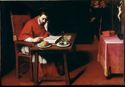 Representation av Charles Borromeo, Young (målning av Daniele Crespi