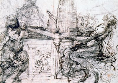 St Cecile eller Cecilia, c1598-1630 av Daniele Crespi