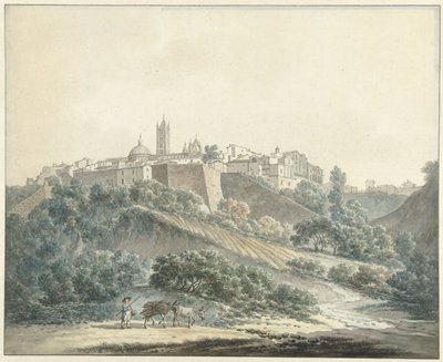 Utsikt över Siena av Daniël Dupré