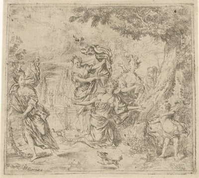 Eurydice dödad av en orm av Daniël Herreyns (I)