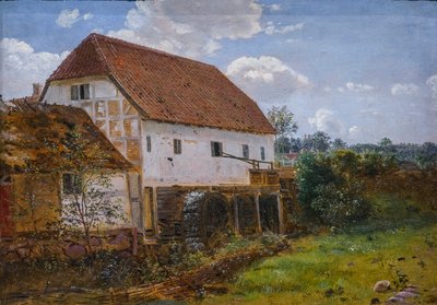 Kvarn med två hjul, Jylland av Dankvart Dreyer