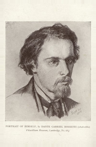 Dante Gabriel Rossetti, engelsk målare, illustratör och poet av Dante Gabriel Charles Rossetti