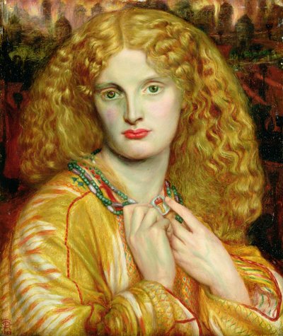Helen av Troja av Dante Gabriel Charles Rossetti