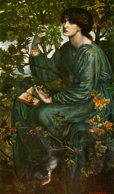 Dagdrömmen, 1880, c1912 av Dante Gabriel Charles Rossetti