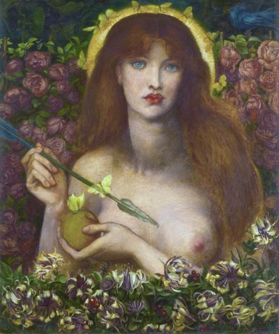 Venus Verticordia (Venus hjärtans växlare) - Verk av Dante Gabriel Rossetti (1828-1882) av Dante Gabriel Charles Rossetti