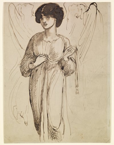 Astarte Syriaca - Figurstudie av Dante Gabriel Rossetti
