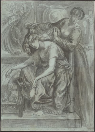 Desdemonas dödssång av Dante Gabriel Rossetti