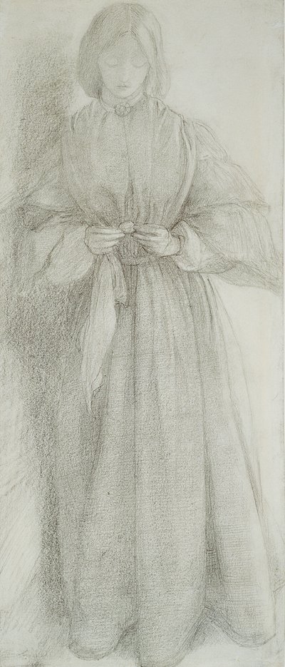 Elizabeth Siddal (fru Dante Gabriel Rossetti) av Dante Gabriel Rossetti