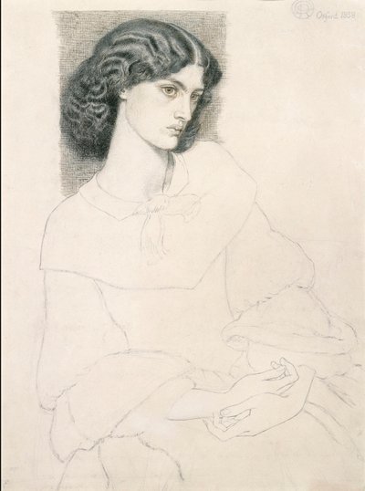 Jane Burden (1840-1914) av Dante Gabriel Rossetti