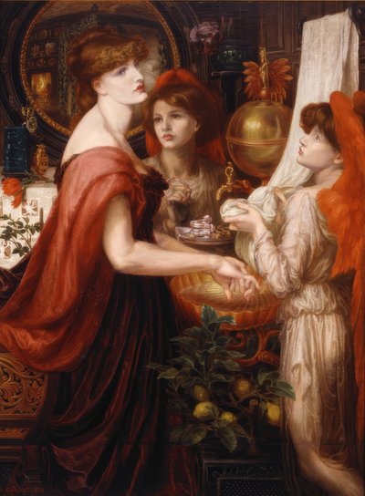 Den vackra handen av Dante Gabriel Rossetti