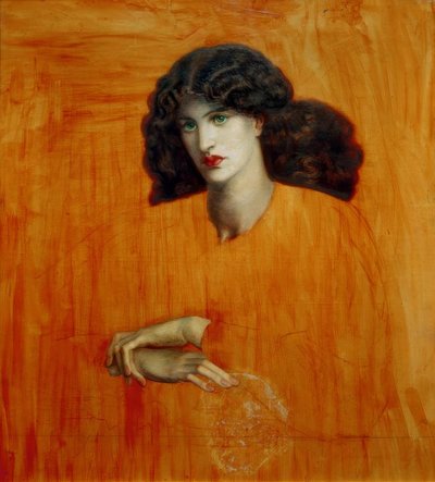 Kvinnan i fönstret av Dante Gabriel Charles Rossetti