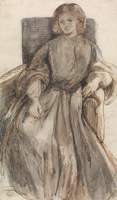 Fröken Elizabeth Siddal av Dante Gabriel Rossetti