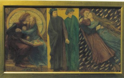 Paolo och Francesca från Rimini av Dante Gabriel Charles Rossetti