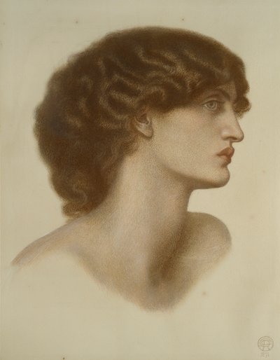 Mörk pärla, 1871 av Dante Gabriel Rossetti