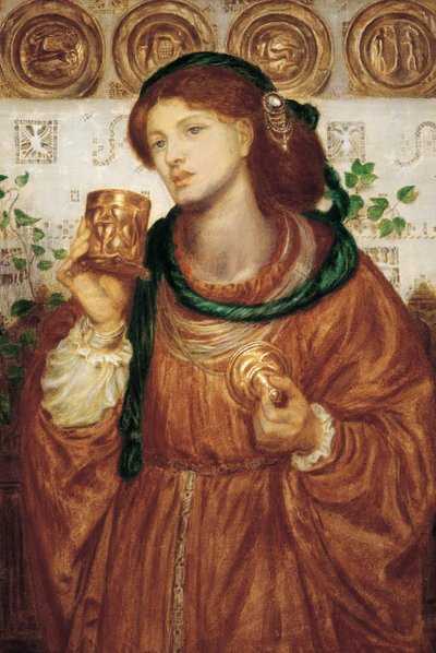 Den kärleksfulla koppen av Dante Gabriel Rossetti