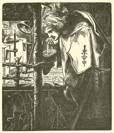 Från Tennysons dikter av Dante Gabriel Charles Rossetti