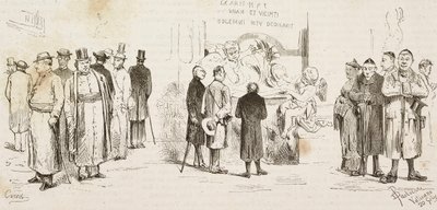 Tyska pilgrimer i Rom, gravyr av Dante Paolocci och Canedi från L