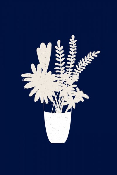 Minimalistisk blomsterbukett av Danushka Abeygoda