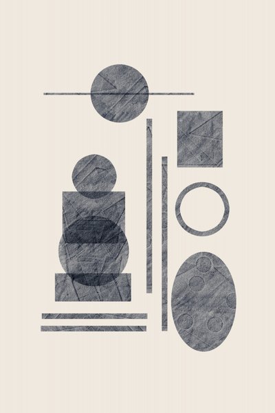 Strukturerade geometriska former av Danushka Abeygoda