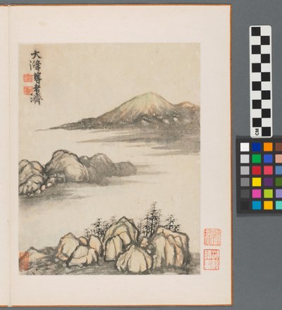 Reminiscenser från Qinhuai-floden, Qingdynastin av Daoji Shitao