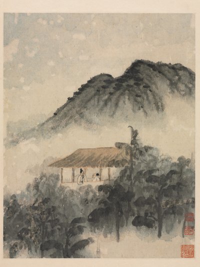 Reminiscenser från Qinhuai-floden, Qingdynastin av Daoji Shitao