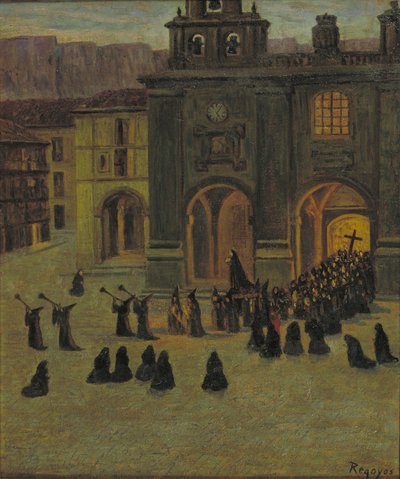 God fredagsmorgon i Orduña av Darío de Regoyos
