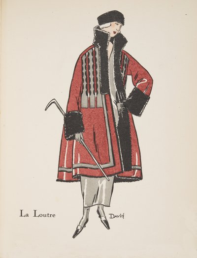 La Loutre, från en samling modetallrikar av David