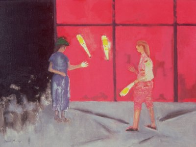 Jonglörer på Beaubourg av David Alan Redpath Michie