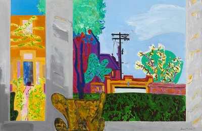 Pink Man Passing, ca 1995-96 (olja på duk) av David Alan Redpath Michie