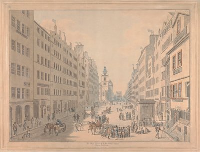 High Street i Edinburgh från öst av David Allan