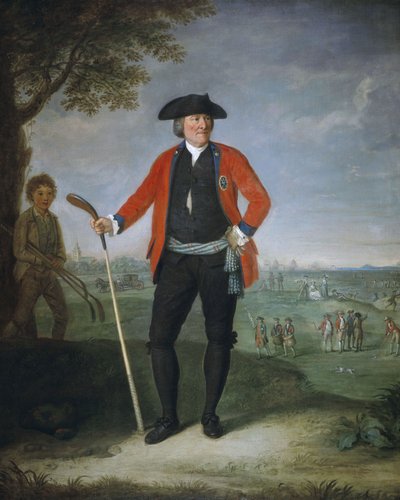 William Inglis, ca 1712 - 1792. Kirurg och kapten i det hedervärda sällskapet av Edinburghs golfare av David Allan