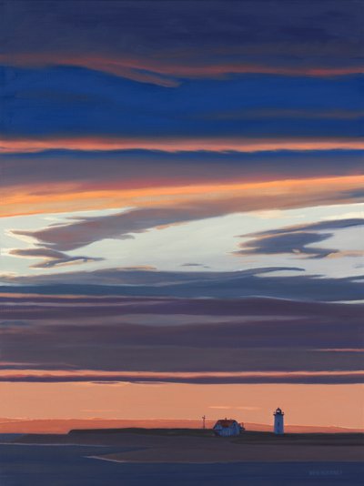 Race Point Finish, 2017 (olja på duk) av David Arsenault