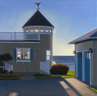 Seeing It Through, 2016 (olja på duk) av David Arsenault