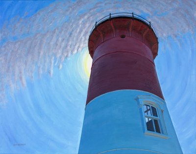 Seeing the Light, 2017 (olja på duk) av David Arsenault