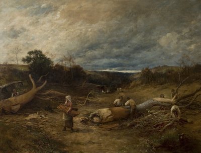 Hjärtan av ek, 1891 av David Bates