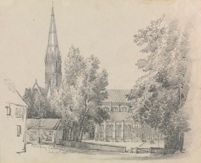 Utsikt över Salisbury Cathedral av David Charles Read