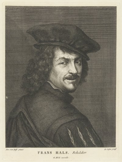 Porträtt av målaren Frans Hals av David Coster