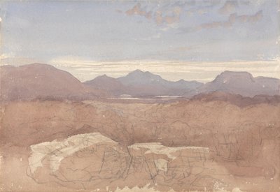Bergsutsikt i norra Wales av David Cox