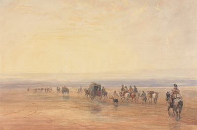 Korsning av Lancaster Sands av David Cox