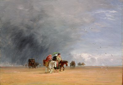 Crossing the Sands, 1848 av David Cox